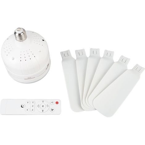 Ortviai Deckenventilator Ø46cm E27 LED Fernbedienung Leises modernes Design für Schlafzimmer Wohnzimmer (1/5)
