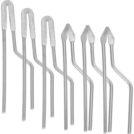Pointes de Stylos à Pyrogravure Précision Argenté 6pcs et Large Gamme D'artisanat pour Combustion de Bois pour Pyrogravure Bois (1/5)