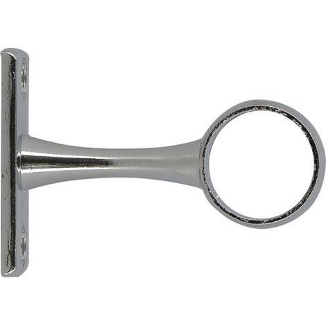 Soporte para vestir de 50 mm D.19 Metal cromo Blíster de 2 - Mobois