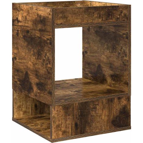 Maison Exclusive - Tavolino Rovere fumé 40 x 40 x 56 cm Legno multistrato