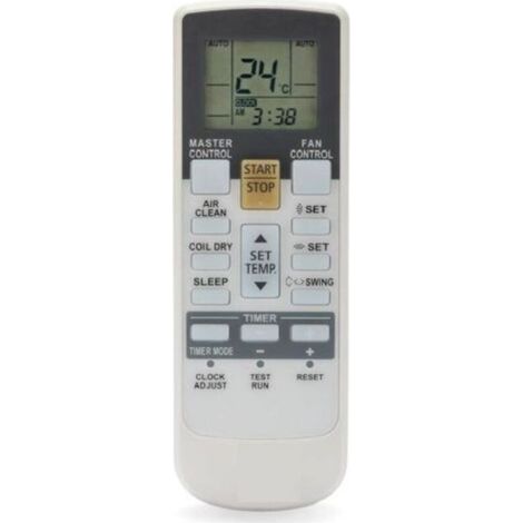 Mando a distancia compatible con aires acondicionados Fujitsu y genéricos, diseño original, funciones avanzadas, hasta 4 velocidades de ventilador, listo para usar en segundos. (1/5)