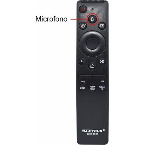 MaxTech - Telecomando Compatibile Samsung Smart Tv Tasti Serie Tv Prime Video Microfono - (1/2)
