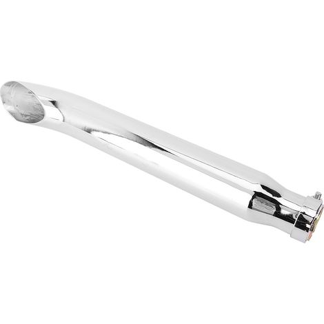 Pièces de rechange en fer pour pot d'échappement de moto, silencieux, tuyau d'échappement 38,5/40/43/45 (chromé) (1/5)
