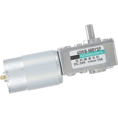Turbinen-Schneckengetriebemotor, Gleichstrom, hohes Drehmoment, niedrige Drehzahl, 2-Wege-Steuerung, 24 V DC, XD40WB-555YSF, 100 U/min (1/5)