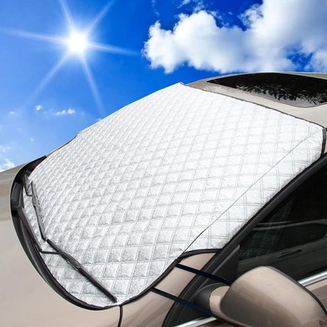 Protector de parabrisas para coche contra las heladas,protección de invierno de 4 capas para el parabrisas,el hielo y los rayos UV (1/2)