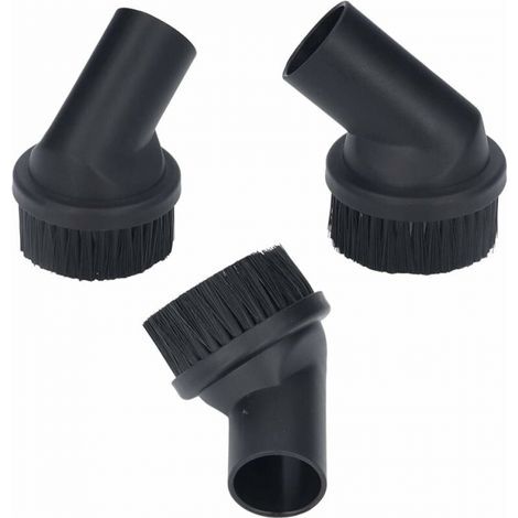 3 pièces aspirateur Brosse Ronde, 35mm/1.38in diamètre intérieur Brosse à poussière Ronde Accessoire pour aspirateur pour Nettoyer Les lacunes du canapé (1/5)