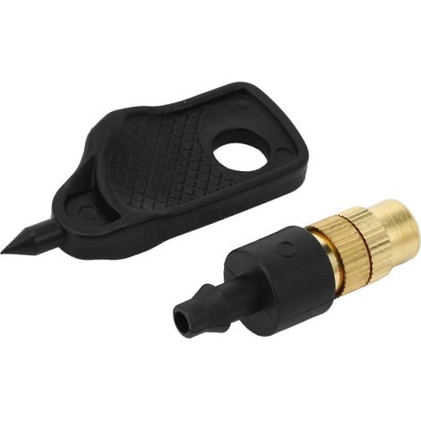 1 set di ugelli nebulizzatori regolabili per irrigazione da giardino, spruzzatore in ottone per sistema di irrigazione (1/5)