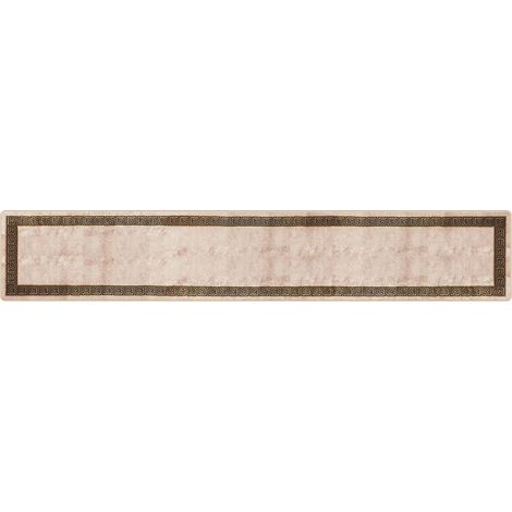 Pasillo de alfombra MARSA Negro 80 x 450 cm Poliéster y PVC vidaXL