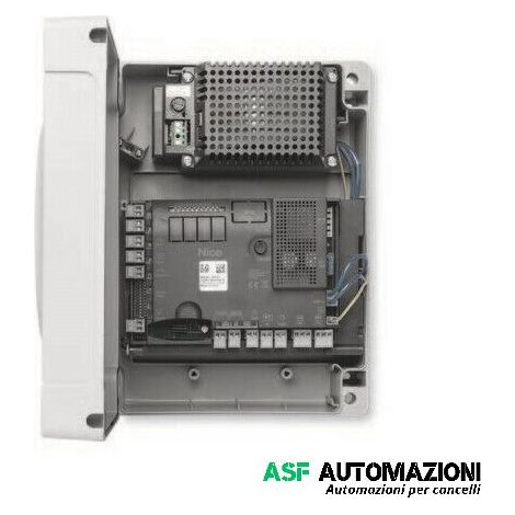 Nice MC824HR Centrale di Comando 24V per 2 Motori Battente con Encoder, BlueBUS, Opera e Solemyo