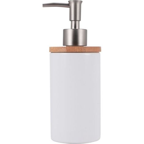 Distributeur De Savon - Céramique - 400 Ml - Style Nordique - Pour Cuisine Et Salle De Bain - 1 Pièce