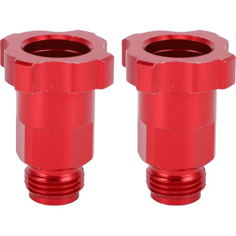 Adattatore per pistola a spruzzo in lega di alluminio - Convertitore con filettatura maschio M16, passo 1,5 mm - Set da 2 pezzi, rosso