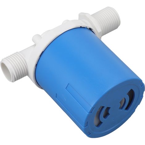 Vanne à flotteur automatique compacte en plastique étanche pour réservoir d'eau G1/2 à entrée latérale intégrée (1/5)