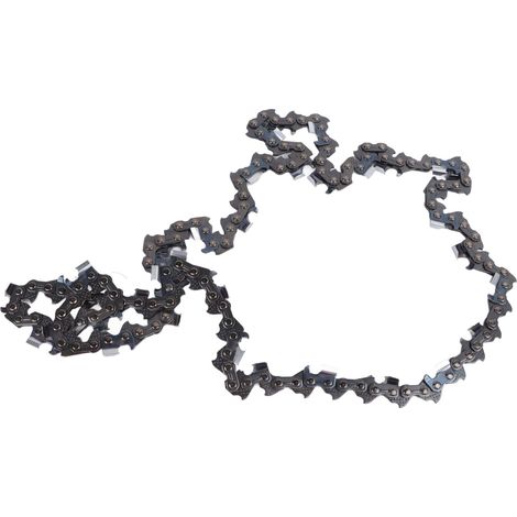 Chaîne de tronçonneuse 3/8" en métal, stable, incisive et précise, 68 maillons d'entraînement, 34 lames, pour l'exploitation forestière et le bois. (1/5)