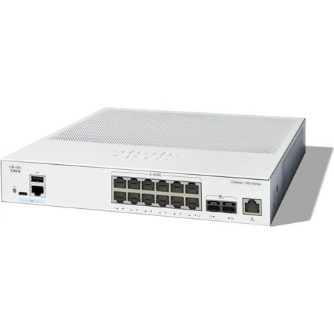 Commutateur administrable Cisco Catalyst 1300-12XT-2X, 12 Ports cuivre 10G, 2 Ports SFP+ 10GE, Garantie limitée à Vie (C1300-12XT-2X)