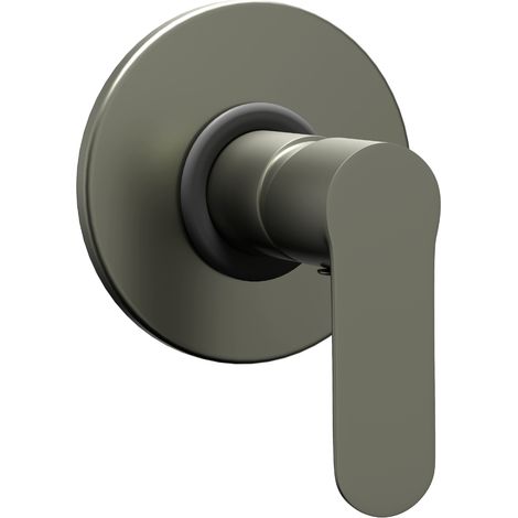 Miscelatore doccia incasso oceania ottone canna di fucile design maniglia liscia - confezione 1