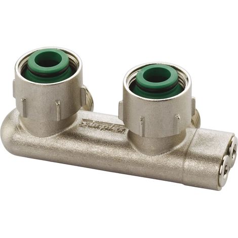 Simplex Umlenkstück mit Absperrung E2/50, 3/4", für DN 20 Eurokonus
