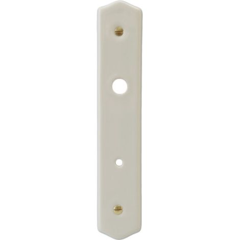 Plaque pour porte en porcelaine de Limoges – Décondamnation – Entraxe 195mm – Dimensions 255x50x8mm – Merigous