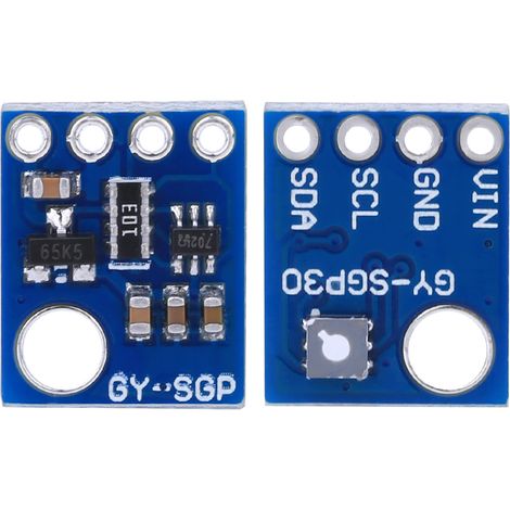 Module de capteur de qualité de l'air bleu GY-SGP30, module détecteur de formaldéhyde eCO2 (1/5)