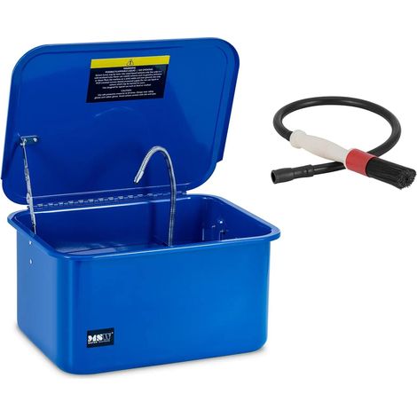 Fontana sgrassante professionale per garage 20 litri acciaio blu 140009040
