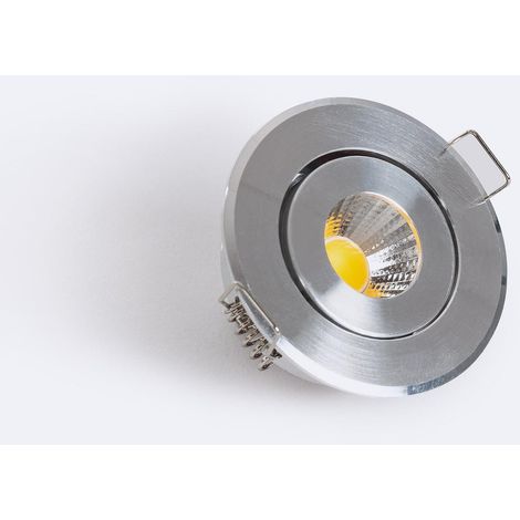 Ledkia – Spot downlight LED rond COB 1W – Luminosité équivalente 10W – Angle de diffusion 60° – Installation Ø 45mm – Tension 100-240V AC - CRI90 (1/8)