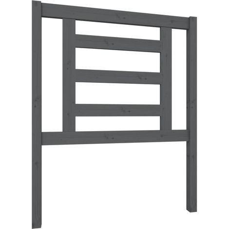 Tête de lit,Panneau décoratif Gris 81x4x100 cm Bois massif de pin CFW8350863 (1/5)