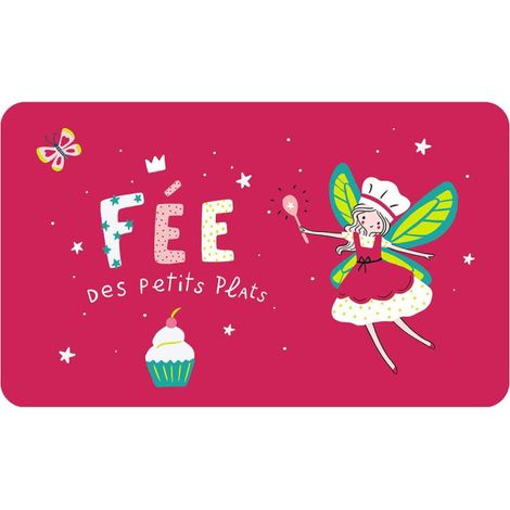 Set de Table Enfant "Mini Fée" 28x44cm Rose (1/2)