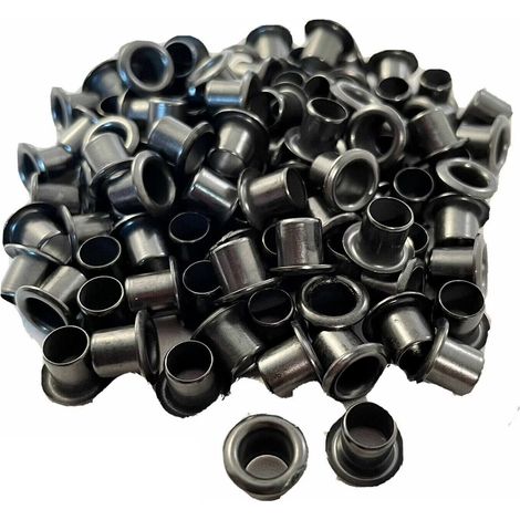 20/60/100 pièces 8-8 1/4" Rivets noirs Œillets Quincaillerie pour étui Kydex USA (1/5)
