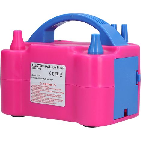 Pompe à ballons électrique portable à double buse pour décoration, fête et sport (prise UE (AC220V)) (1/5)