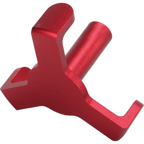 Crochet de coffre intérieur en alliage d'aluminium pour sacs de courses, remplacement Tesla Model 3 2018-2021, rouge (1/5)