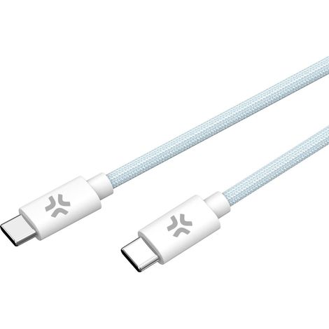 Celly USBCUSBCCOTTLB câble USB 1,5 m USB C Bleu, Blanc (1/3)
