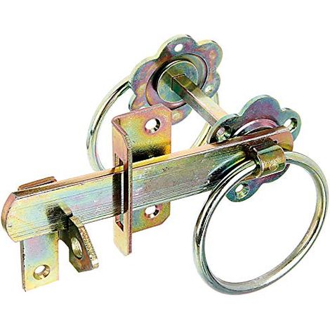Alberts 210250 Serratura per cancelli da giardino, per cancelli alti o cancelli paravento, zincato galvanico, con strato spesso passivato (1/3)
