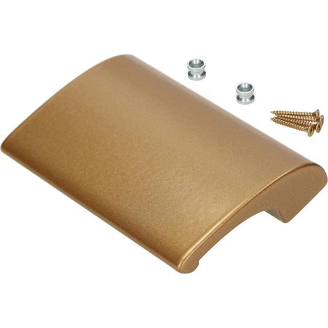 KOTARBAU Poignée de porte de balcon - En aluminium - Doré - De luxe - Pour porte de terrasse - Sécurité fumeur (1/5)