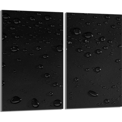 Placa protectora de vidrio para la estufa 2x30x52 Gotas (1/5)