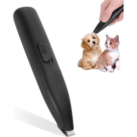 Tosatrice per cani per la toelettatura, tosatrice elettrica silenziosa per cani, rasoio senza fili per gatti e cani di piccola taglia per zampe, orecchie e muso (1/5)