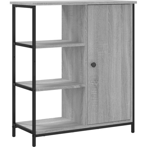 Credenza cassettiera mobile contenitore organizer cucina soggiorno salotto sonoma 70 x 30 x 80 cm legno ingegnerizzato grigio 020036502