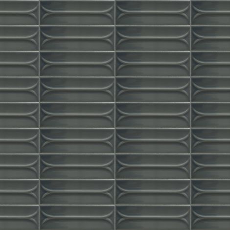 Carrelage 3D Gris 14,6x4,8x0,8 cm Mireno - Mur intérieur (vendu par carton de 0,42 m²) - RO'MA CARRELAGE
