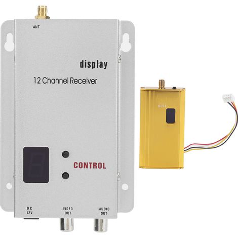 Émetteur-récepteur sans fil 1,2 GHz 1,5 W, transmission synchrone vidéo et audio, haute sensibilité (1/5)
