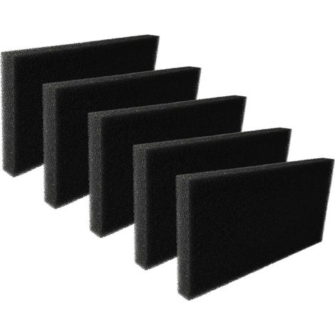 vhbw 5x filtro espuma compatible con Gorenje T4088HD.W, T408HD, T208H.W, T208H.W.AU, T2088H.W, T208H.W.P, T208H.W.U, T4087HD.S secadoras ropa