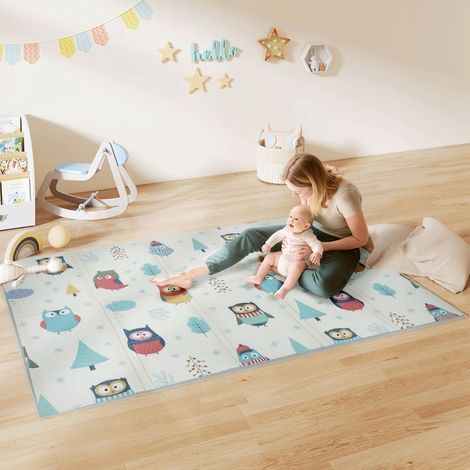 Baby-Spielmatte aus Schaumstoff, Tiermotiv, 1,5 cm, rutschfest, mehrfarbig, OKMYHOME (1/5)