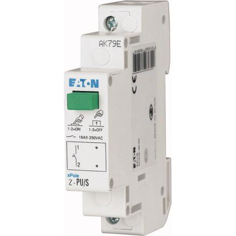 Bouton-poussoir avec LED 24AC/DC 2 s 16A orange 1PE 000276295 EATON Z-PUL24/SS