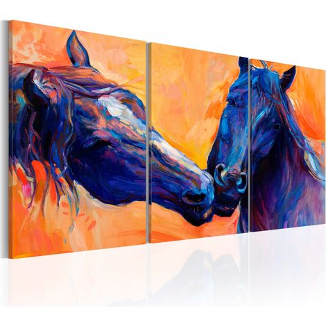 Quadro - Blue Horses - 120x60 (1/4)