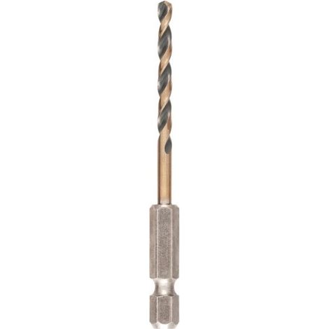 Taladro DeWALT 3,5 mm negro y dorado, vástago hexagonal DT20603