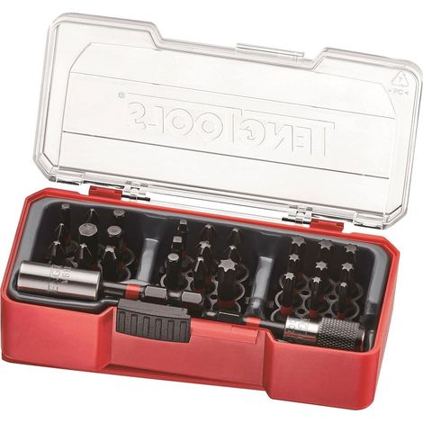 Teng Tools Schnittwerkzeugsatz 27 Bits 1/4 Zoll