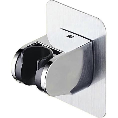 Support de douchette auto-adhésif, support de barre de douche à angle réglable, support de bras de douche mural pour salle de bain (1/3)