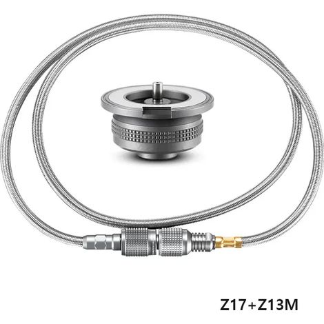 Adaptateur pour réchaud à gaz de camping, adaptateur butane, tuyau d'extension, convertisseur de réchaud fendu, tuyau de raccordement, adaptateur pour bouteille de gaz, équipement de camping, réchauds (1/5)