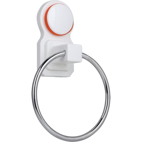 Porte-Serviette Soavoa MJY010 Acier Inoxydable Sans Perçage Ventouse Salle de Bain Cuisine Lot de 1 (1/4)