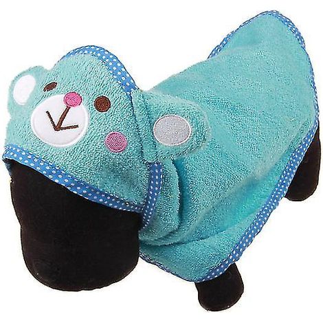 1 serviette de toilette en microfibre pour chien