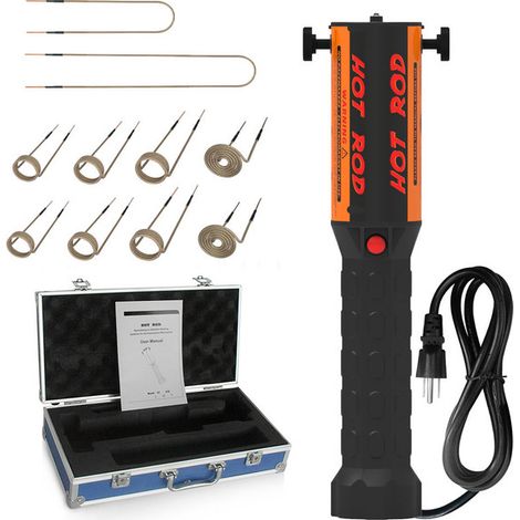 Kit de Chauffe-Induction Magnétique Solary, 1100W 220V - Outil de Déblocage de Boulons, Extracteur d'Écrous avec 10 Bobines pour le Retrait de Vis Rouillées