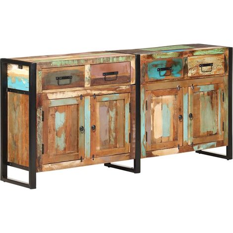 Credenza 172x35x80 cm in Legno Massello di Recupero vidaXL (1/5)