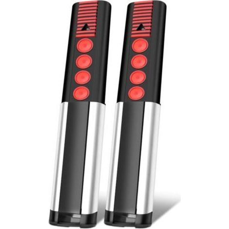 Ecleanfy-434,42MHz Telecommande Portail, Lot de 2 Telecommande Porte de Garage Compatible avec Telecommande 4013 TX02-434-4-XP, 4014 TX03-434-2, 4022 TX03-434-2, Bip Portail Porte De Garage, 4 Canaux (1/5)